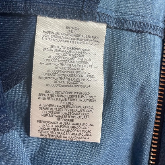 Chambray Crop Jumpsuit - Picture 11 of 12